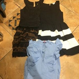 Bundle Of 3 Mini Dresses & Tutu Dress XS-S